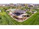 View of a community park with picnic shelter and well-maintained landscaping at 4156 E Bernice St, Gilbert, AZ 85295