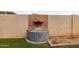 Outdoor fountain feature offering a peaceful ambiance in the backyard at 1031 W Cornell Dr, Tempe, AZ 85283