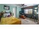 Cozy bedroom with natural light from the window and view to backyard at 1031 W Cornell Dr, Tempe, AZ 85283