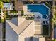 Aerial view of an inviting pool, spa, and patio area for outdoor relaxation and entertaining at 12531 W Tuckey Ln, Glendale, AZ 85307