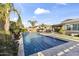 Backyard pool features lush landscaping, water features, patio and ample seating at 12531 W Tuckey Ln, Glendale, AZ 85307