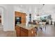 Spacious kitchen flows into an open dining and living area, complete with modern finishes at 17443 N Goldwater Dr, Surprise, AZ 85374