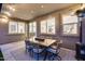 Cozy outdoor dining area on the patio, ideal for enjoying meals with a view at 19443 W Valle Vista Way, Litchfield Park, AZ 85340