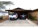 Spacious carport offering covered parking for two vehicles at 2619 W Lamar Rd, Phoenix, AZ 85017