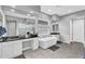 Bright bathroom featuring a large soaking tub, dual vanities, and a separate glass shower at 2854 E Cashman Dr, Phoenix, AZ 85050