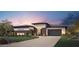 Modern single-Gathering home with a two-car garage, manicured landscaping, and a stylish, contemporary design at 3501 W Sunstone Dr, San Tan Valley, AZ 85144