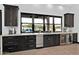 Wet bar features plenty of storage, wine refrigerator, and a view of the pool at 3939 W Fox Rd, Laveen, AZ 85339