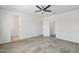 This bedroom shows neutral colored walls and carpeting at 10841 W Nosean Rd, Peoria, AZ 85383