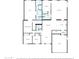 Functional floor plan highlighting the efficient layout of the home with clearly marked rooms and amenities at 12809 N 50Th St, Scottsdale, AZ 85254