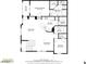 A detailed floor plan showing the layout of a home, including the kitchen, living area, and bedrooms at 14575 W Mountain View Blvd # 925, Surprise, AZ 85374