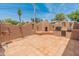The backyard patio area features an outdoor grill, sink, and tiled surface at 15602 N 56Th Pl, Scottsdale, AZ 85254