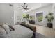 Bright bedroom with large windows, modern decor, and a neutral color palette at 16706 N 109Th Way, Scottsdale, AZ 85255