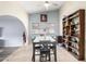 Light and bright dining area with decorative shelving at 18440 N 43Rd Dr, Glendale, AZ 85308