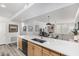 Spacious kitchen island providing extra seating and counter space in a modern layout at 19777 N 76Th St # 1219, Scottsdale, AZ 85255