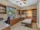 Bedroom with a wall bed and built-in cabinetry and desk at 2876 E Cherrywood Pl, Chandler, AZ 85249