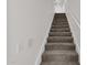 Clean and well-lit staircase with carpet runner and white walls at 3236 E Chandler Blvd # 2057, Phoenix, AZ 85048