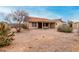 Exterior shot of the backyard and covered patio at 4622 E Fairbrook Cir, Mesa, AZ 85205