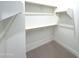 Walk-in closet with ample shelving and wood closet rods for optimal storage at 1 Easy St # 3, Carefree, AZ 85377