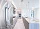 Modern kitchen featuring stainless steel appliances and a large center island with granite countertops at 1 Easy St # 7, Carefree, AZ 85377