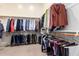 Large walk-in closet with ample storage for clothes and accessories at 23133 N 73Rd Pl, Scottsdale, AZ 85255