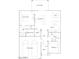 Layout of the 2-bedroom home, showcasing the owner's suite, living spaces, and 2-bay garage at 25224 N 174Th Ave, Surprise, AZ 85387