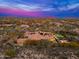 Desert luxury estate featuring a sport court, putting green and solar panels at 27632 N 68Th Pl, Scottsdale, AZ 85266