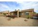 Covered patio and low maintenance yard at 6390 S Granite Dr, Chandler, AZ 85249