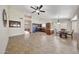 Open living area that adjoins a kitchen at 10913 W Chino Dr, Peoria, AZ 85373
