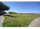 Expansive green space between homes promoting outdoor activities and community engagement within the neighborhood at 12056 W Melinda Ln, Sun City, AZ 85373