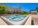 Backyard hot tub with landscaping and privacy wall at 1331 E La Mirada Dr, Phoenix, AZ 85042