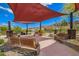 Community shade structure featuring outdoor seating with views of neighborhood at 1331 E La Mirada Dr, Phoenix, AZ 85042