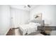 Serene bedroom showcasing a soft color palette, plush bedding, and modern decor at 1411 E Orangewood Ave # 123, Phoenix, AZ 85020