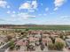 Nice desert community featuring single Gathering homes, green landscaping, and views of distant farms at 16533 W Carmen Dr, Surprise, AZ 85388
