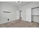 Neutral bedroom features carpet, closet, and an ceiling fan at 17008 W Sonora St, Goodyear, AZ 85338