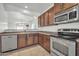Traditional kitchen with stainless steel appliances and lots of counter space at 17008 W Sonora St, Goodyear, AZ 85338