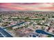 This aerial view highlights the neighborhood's lush landscaping and proximity to the golf course at 18137 N Plaza Ct, Surprise, AZ 85374