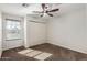Bedroom with carpeted floor, natural light, and closet for storage at 2581 E Commonwealth Cir, Chandler, AZ 85225