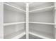 Walk-in pantry with ample shelving for storage at 2581 E Commonwealth Cir, Chandler, AZ 85225