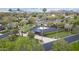 Aerial image displays a house with palm trees, lush landscaping, and a well-manicured lawn at 345 W Gardenia Dr, Phoenix, AZ 85021