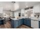 Bright kitchen with granite countertops, a breakfast bar, and plenty of natural light at 3899 S Chaparral Rd, Apache Junction, AZ 85119