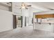 Bright and open living area with high ceilings and large sliding doors at 3948 W Butler St, Chandler, AZ 85226