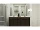 Elegant bathroom with a double vanity and sleek fixtures at 4646 E French Rd, San Tan Valley, AZ 85143