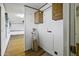 Utility Room showing the W/D hookups and storage space at 50525 W Whirly Bird Rd, Maricopa, AZ 85139