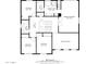 Detailed floor plan showcasing the layout of the bedrooms, bathrooms, and open to below area on the second floor at 6804 S 45Th Gln, Laveen, AZ 85339