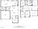 Detailed floor plan showcasing the first and second floors, with living spaces and bedrooms layout at 6804 S 45Th Gln, Laveen, AZ 85339