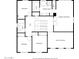Detailed floor plan showcasing the layout of the bedrooms, bathrooms, and open to below area on the second floor at 6804 S 45Th Gln, Laveen, AZ 85339