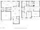Detailed floor plan showcasing the first and second floors, with living spaces and bedrooms layout at 6804 S 45Th Gln, Laveen, AZ 85339
