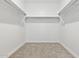 Walk-in closet featuring carpeted floors and built in shelving at 1127 E Mcneil St, Phoenix, AZ 85042