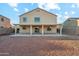Large backyard with covered patio, providing ample space for entertaining at 1227 W Avalon Canyon Dr, Casa Grande, AZ 85122