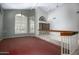 Bright, open living area featuring vaulted ceilings, arch window and tile entryway at 1530 E Jeanine Dr, Tempe, AZ 85284